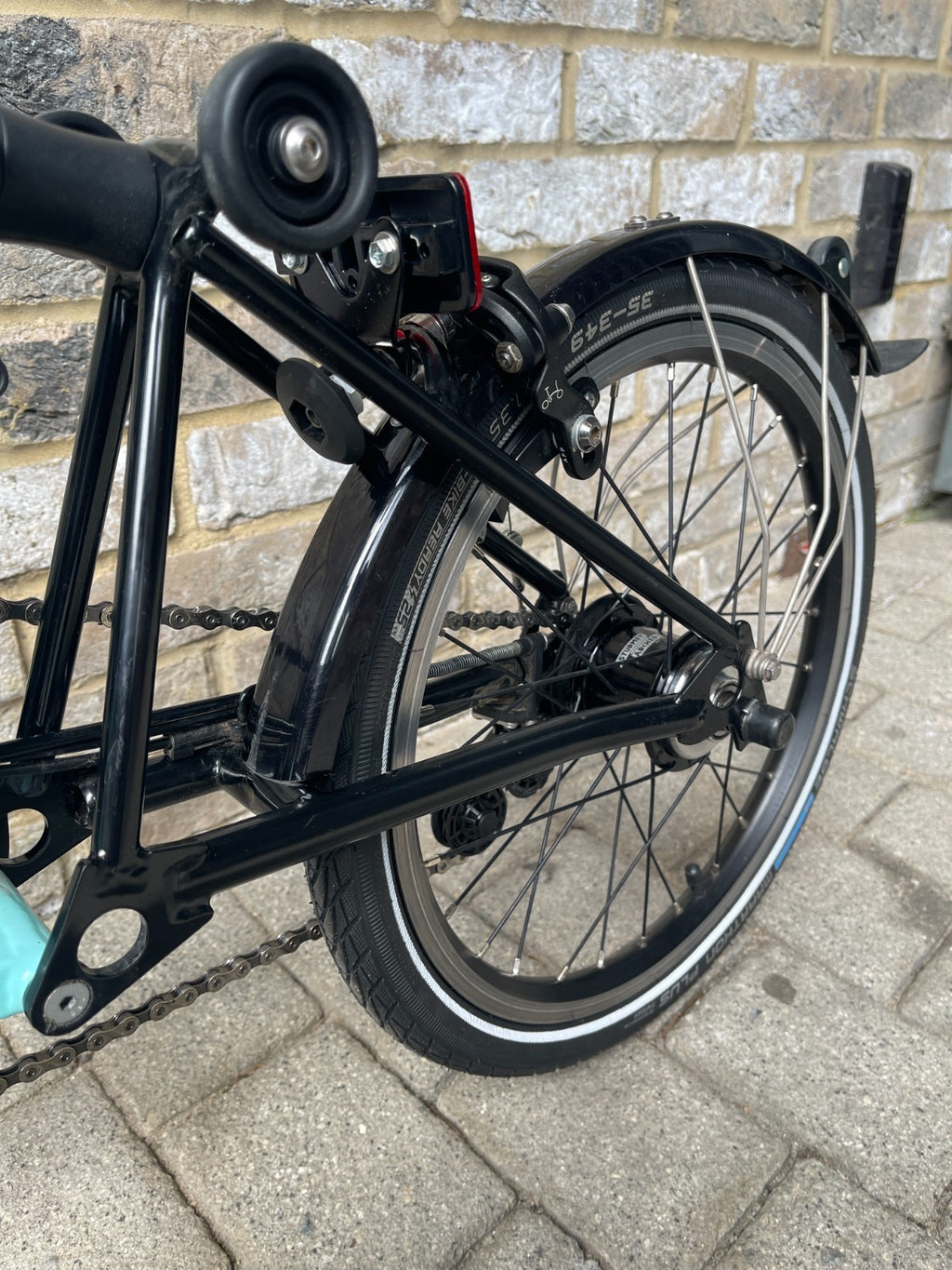 Brompton Turkish Green (Black Edition) Superlight Titanium RARE S6L-X WORLD POST