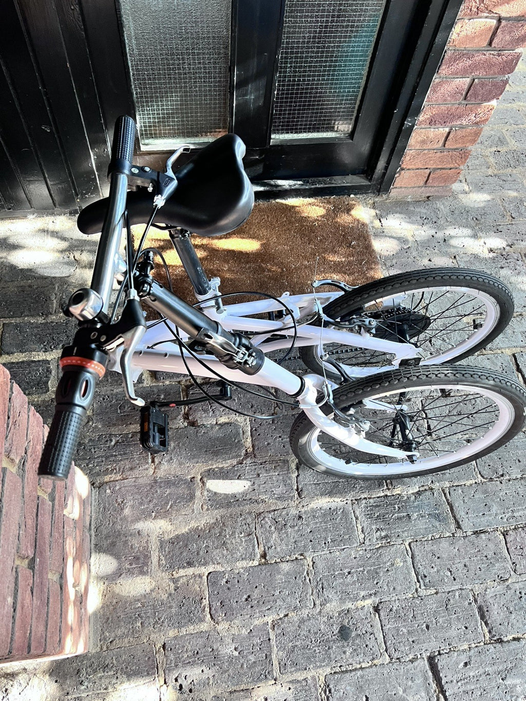 Fold Away Down Up Bike Bicycle 19" Wheel Working Needs TLC Travel Small Working