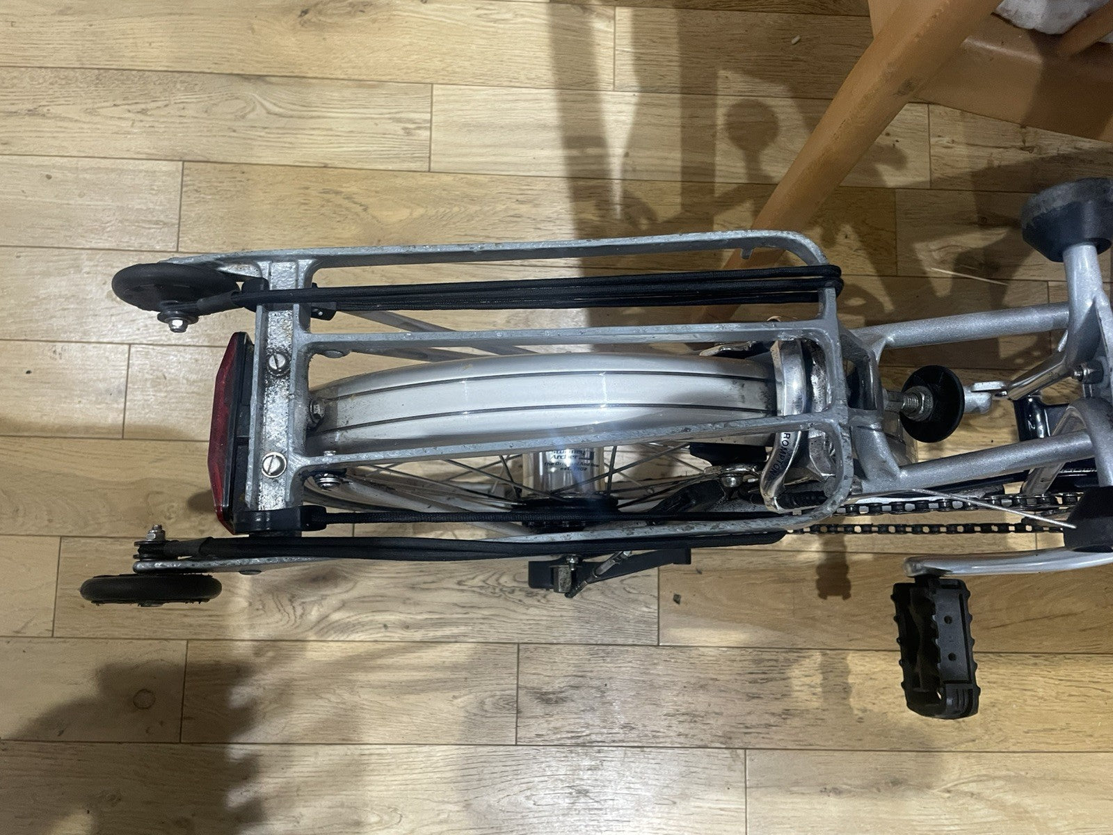 Brompton Black Folding Bike 3-Speed Serviced with Rear Rack Great Condition Used