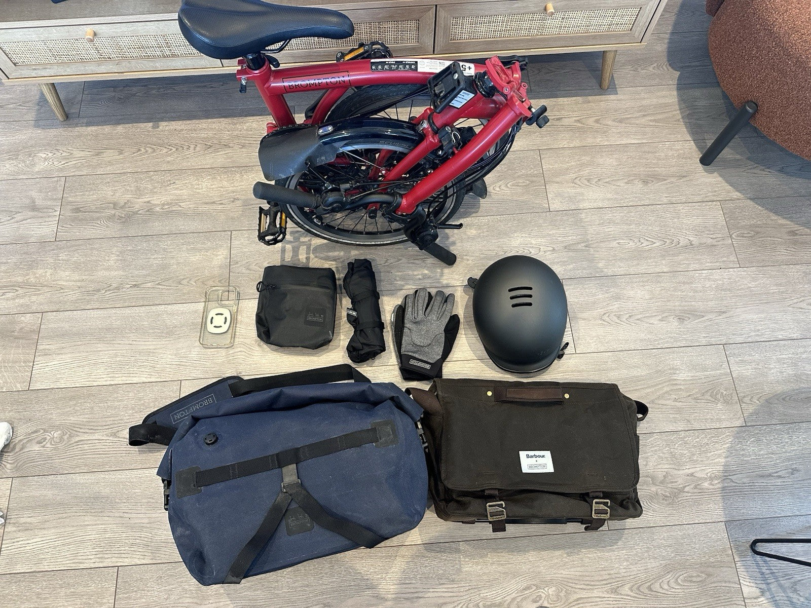 Excellent Condition Brompton C Line 6-Speed – Fully Equipped