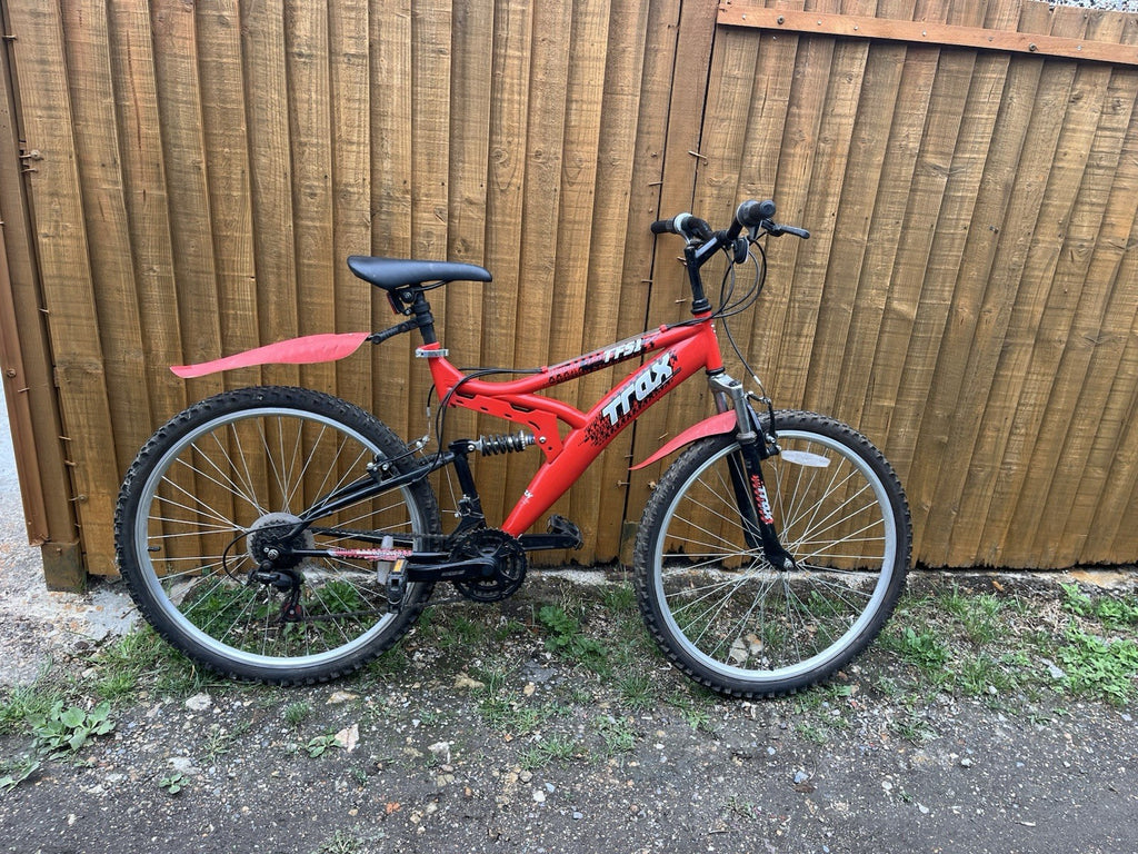 Raleigh Folding Bike White 1 Rack.  Carrera Crossfire 2 and one other bike.