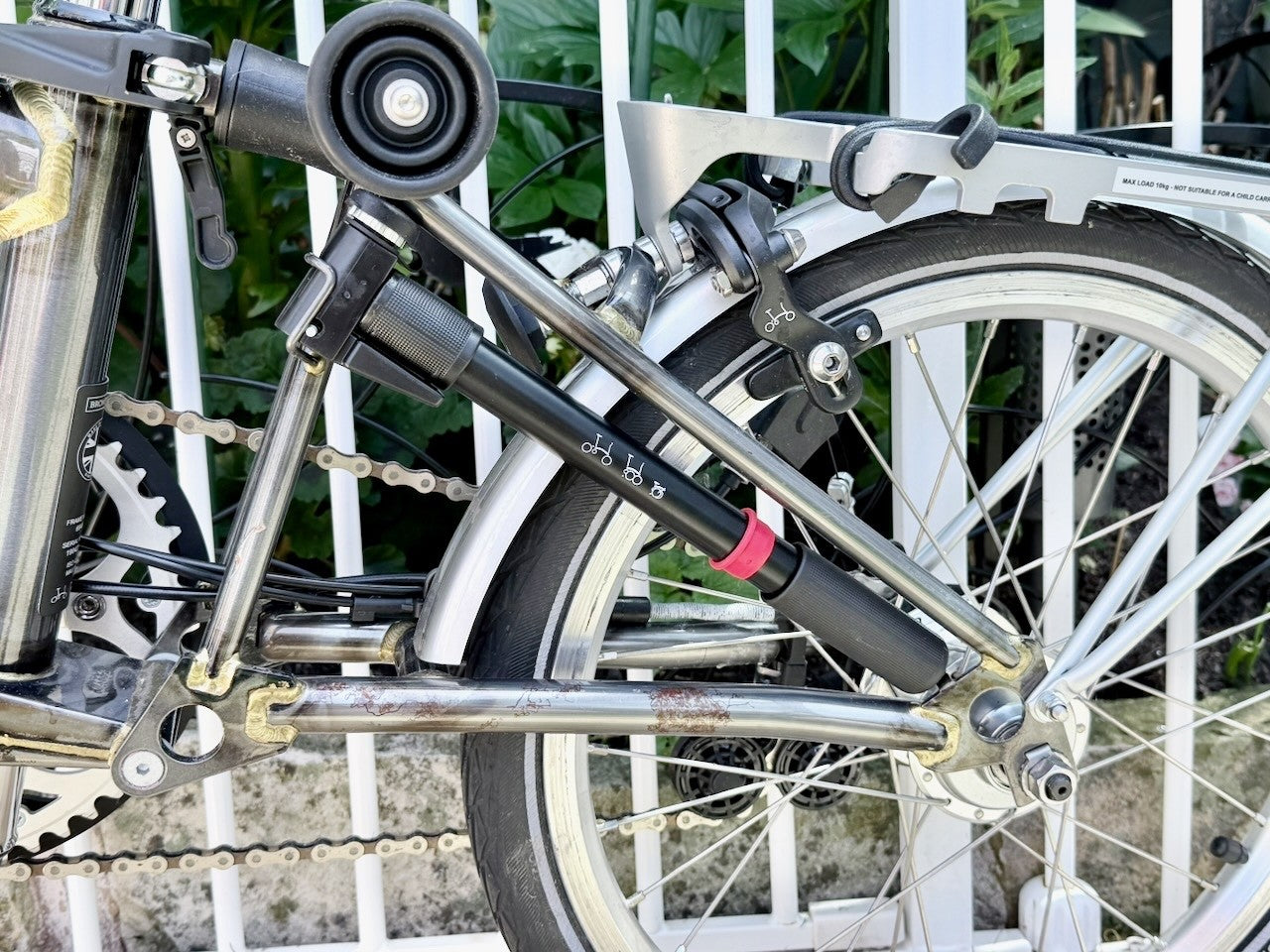Brompton M6R (conversion from M6L) Raw Lacquer finish, low mileage, v good cond