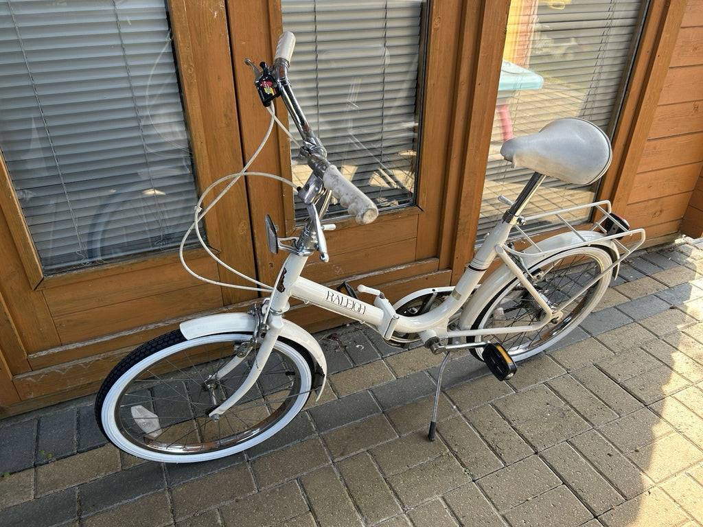 Retro Classic 1987 Raleigh Compact Folding Shopper Bike 20” Wheel