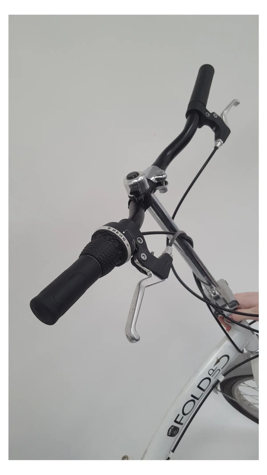Saxon FOLD3 Leisure Folder 20 Folding Bike White 6 Speed