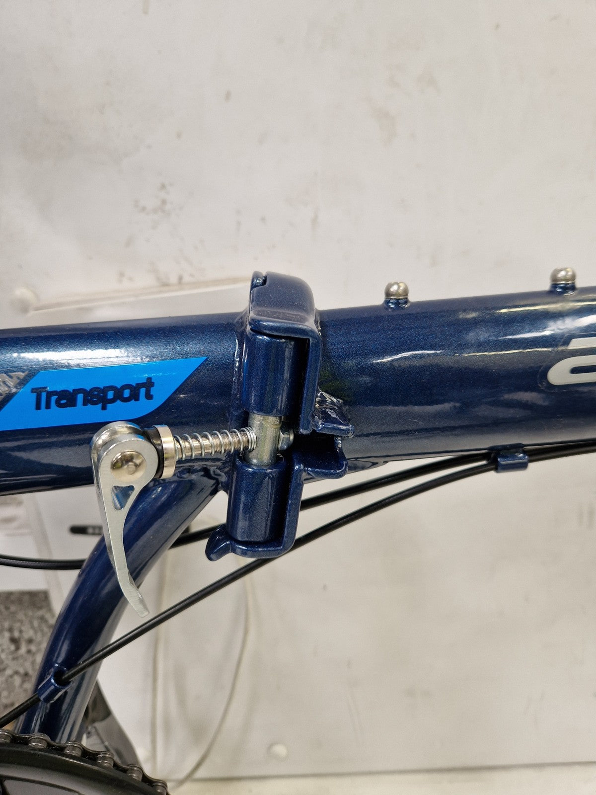 Apollo Transport Compact Folding 20" Wheels Steel Frame 6-Speed Bike - Navy A