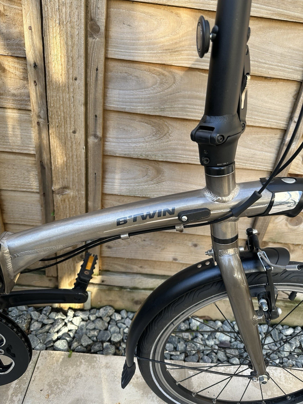 BTWIN Tilt 900 Folding Bike 9-Speed, Lightweight