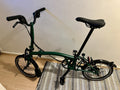 Brompton Bike 6-Speed Explore, Racing Green Mid Handlebar