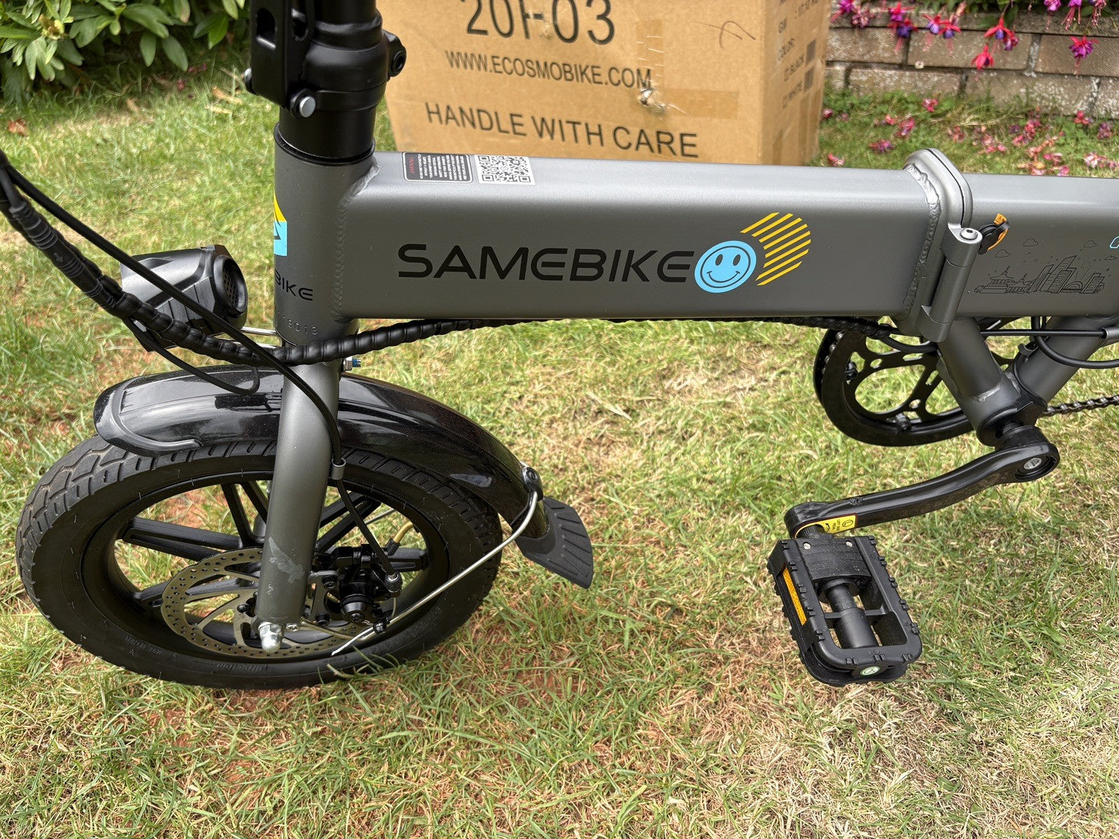 Samebike  Bike Citybike 14" 36V 7.8AH Folding Commuter MINI BIKE
