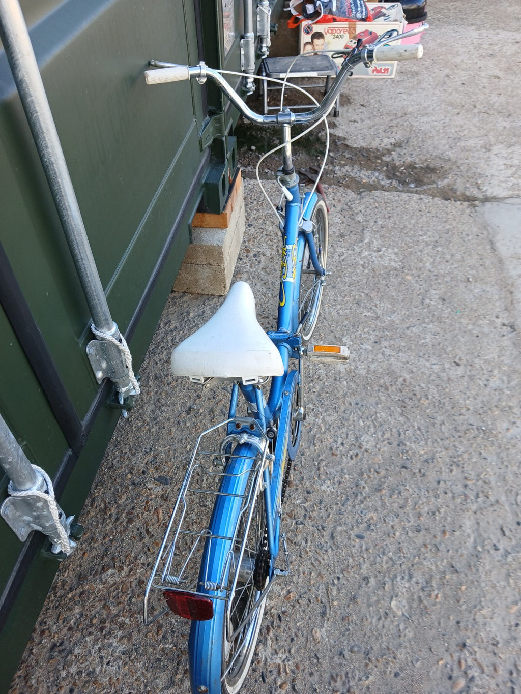 Halfords Wayfarer Folding Blue 3-Speed Bike