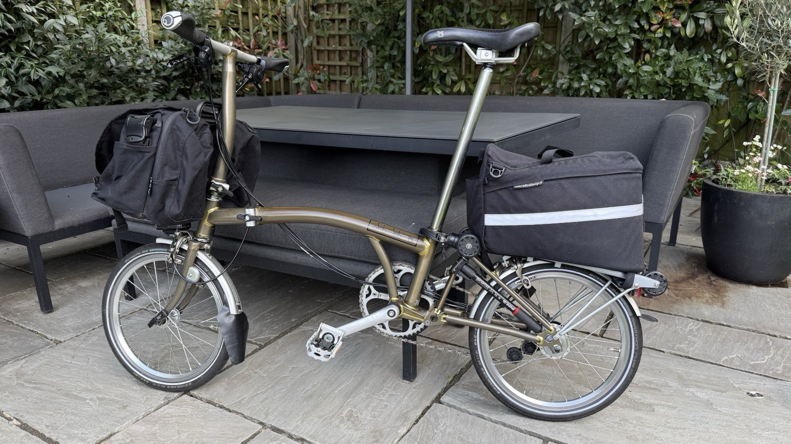 Brompton Gold Lacquer Limited Edition Bike - 6-Speed 2014 Fully upgraded