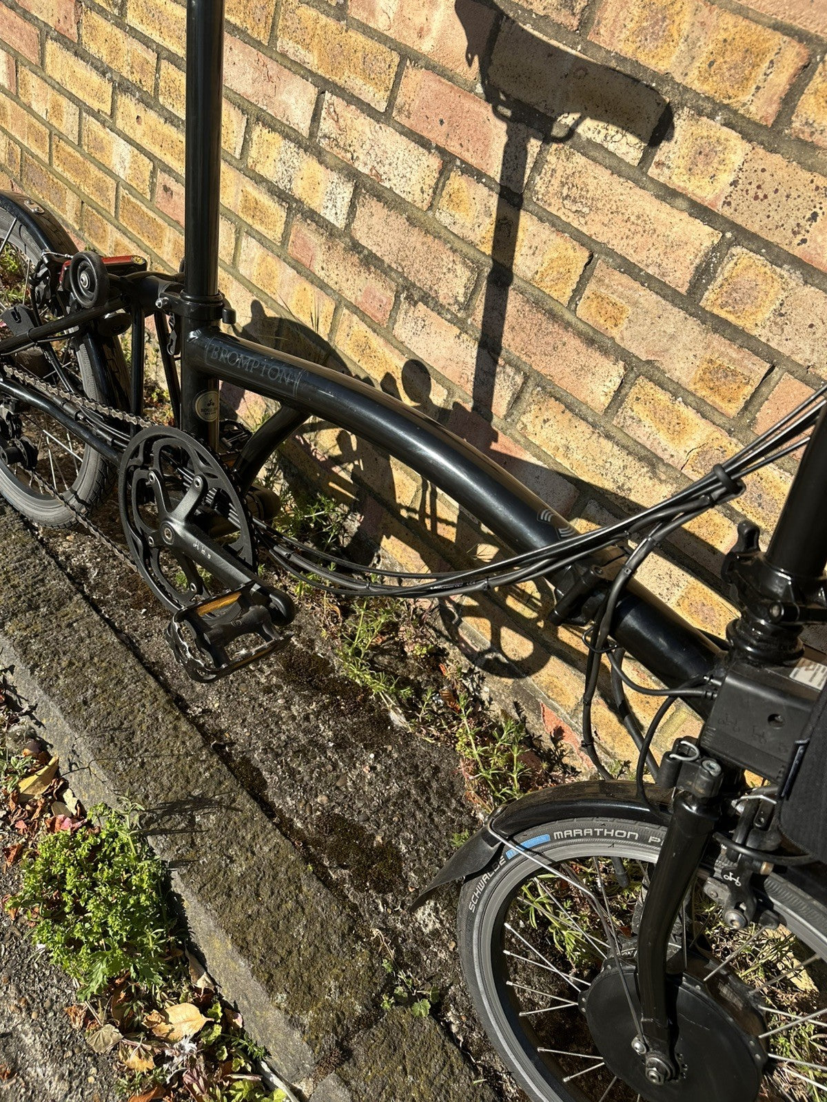 Brompton C Line E Folding Bike 6 Speed Black edition steel frame 2021