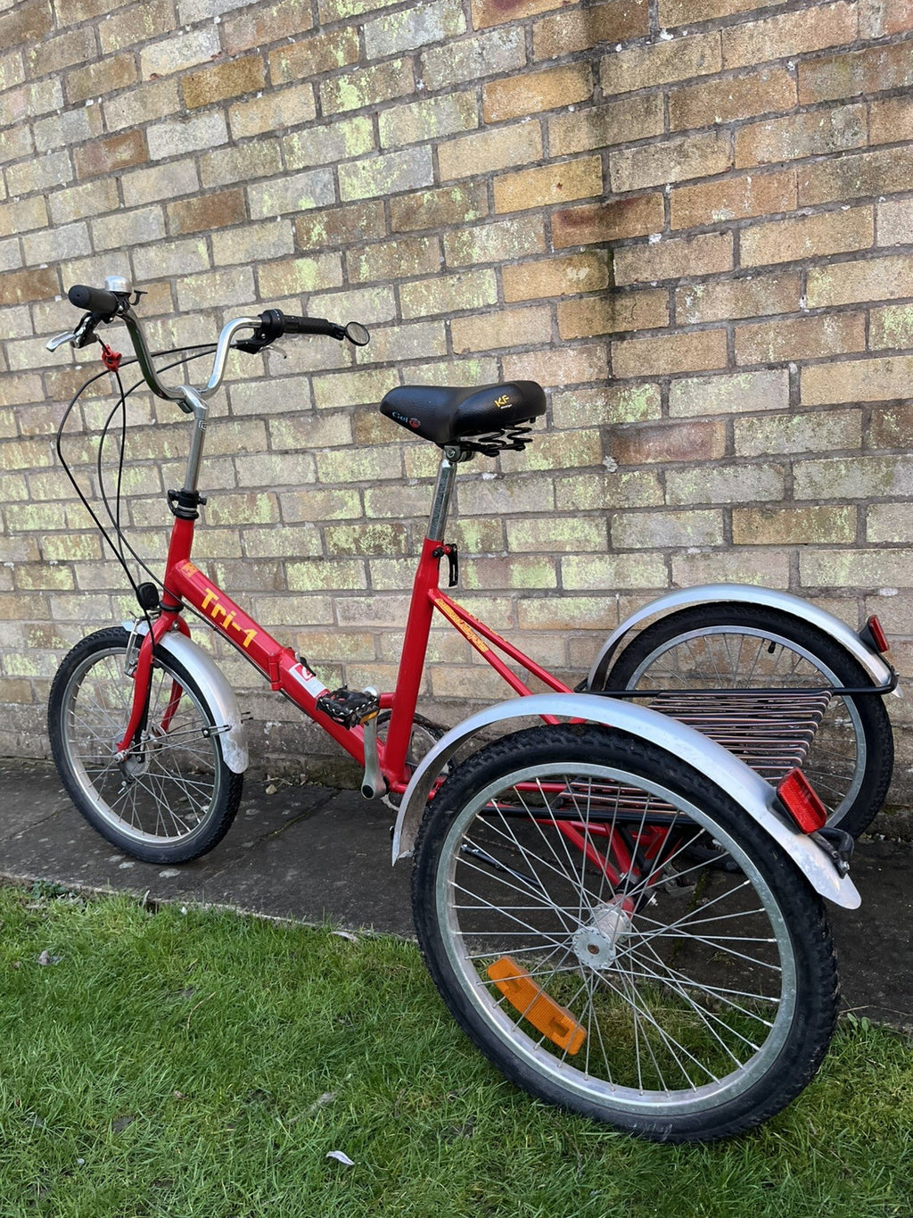 Adult Folding Pashley  Tricycle Tri-1 Red 17" frame, good condition