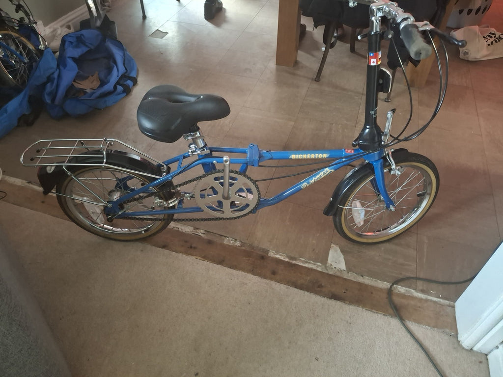 Two Matching Vintage Bickerton Folding Bikes. Hardly Used Since the 90's.