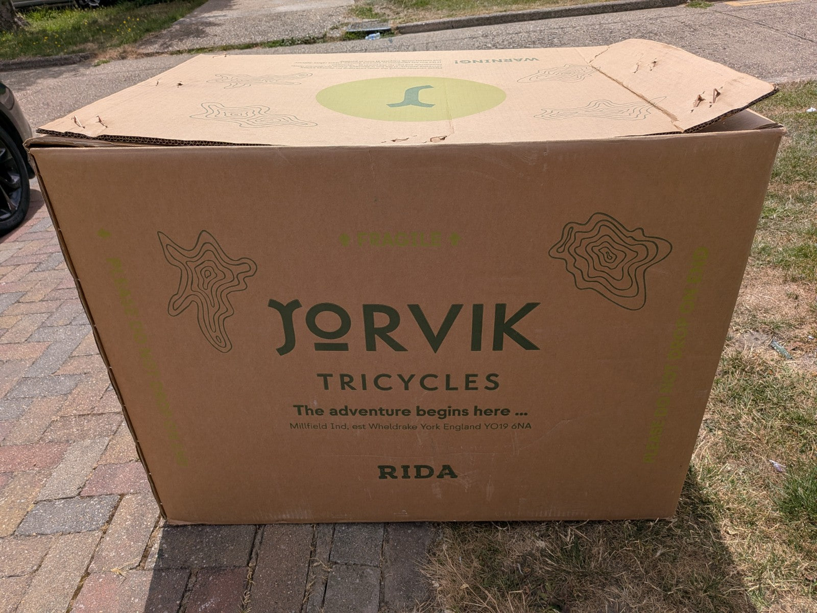 Jorvik Rida Folding Tricycle E-Trike Black, BRAND NEW, DELIVERY