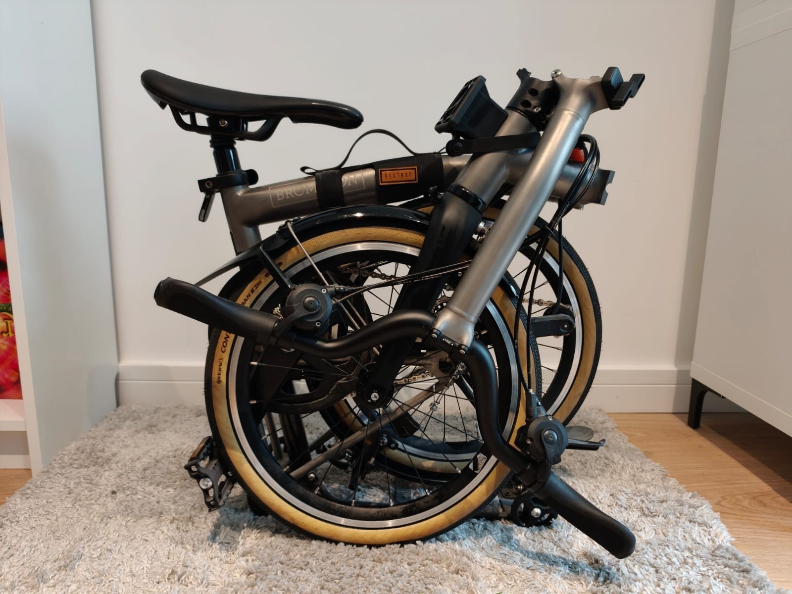 Brompton T Line 12 Speed Mid - MINT + upgrades & accessories