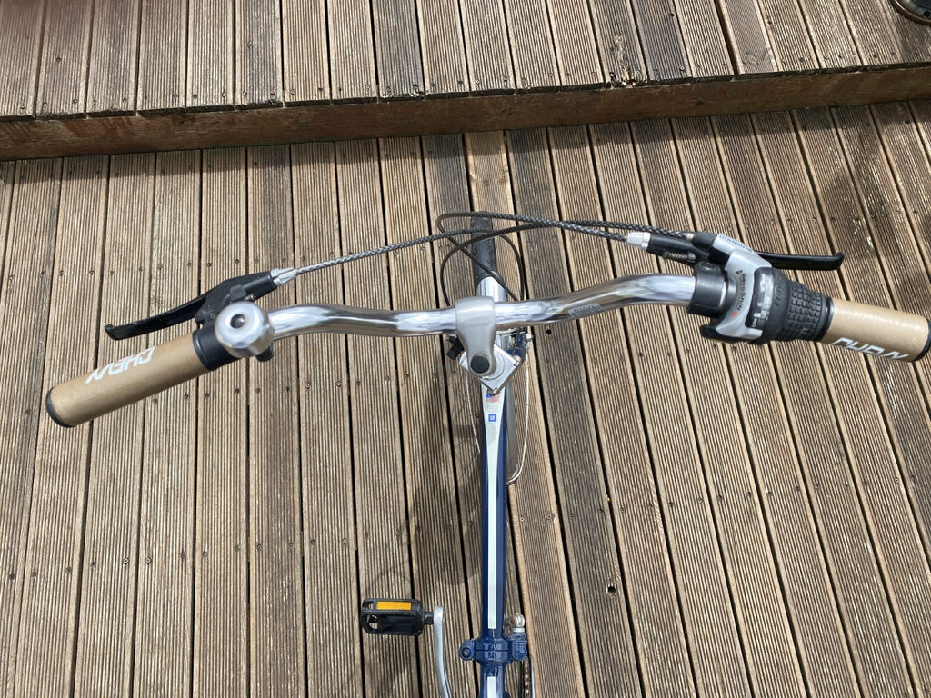 🔥Rare Chevrolet Chevy 20in Folding Bike 6 Speed Shimano Revoshift Blue