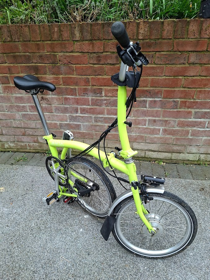 6-Speed Brompton M6L Folding Bike complete with Swytch