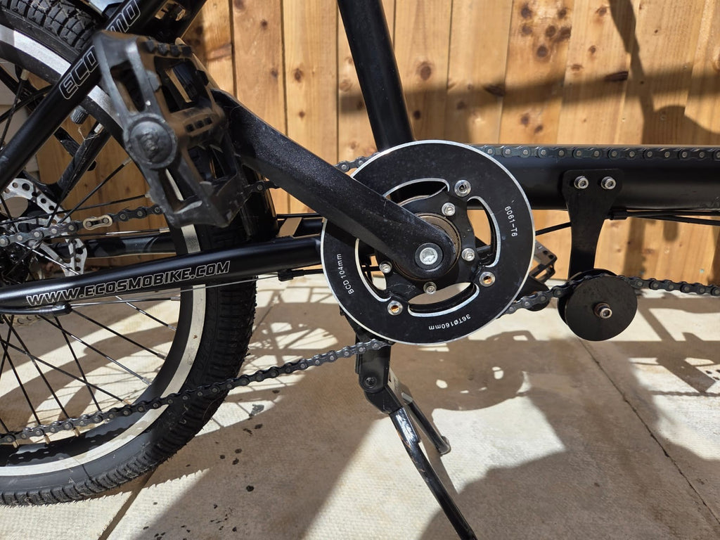 Ecosmo Folding Tandem Bicycle  20" Wheel 7SP Shimano  DiscBrakes 23kg-20TF01W-N