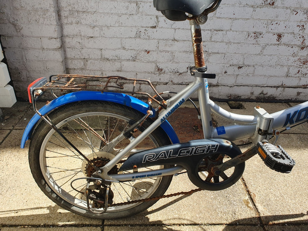 Raleigh Fold Up Bike Kompact Aluminium Frame - 6 Speed Shimano Gears