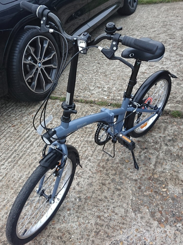 Used Oxylane Folding Bike 20" Wheels