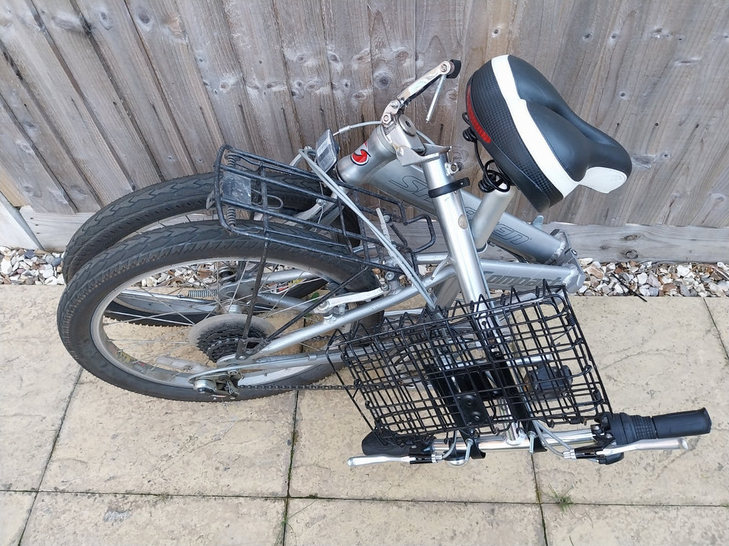 Folding 20-inch bike, Saracen Compact, 6 speed