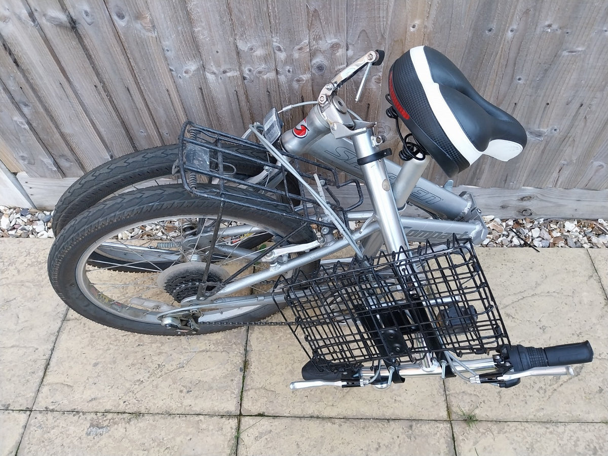 Folding 20-inch bike, Saracen Compact, 6 speed