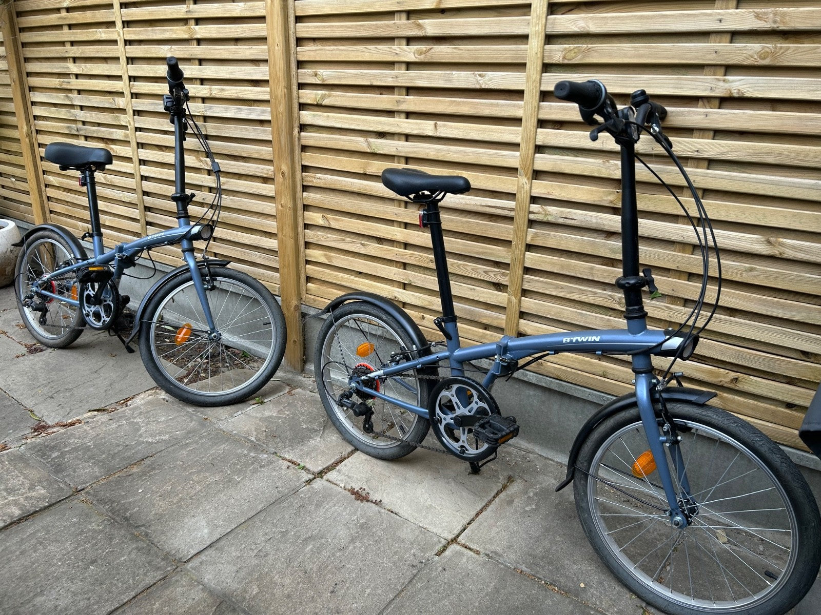 Decathlon BTWIN folding bike, 120. Grey, 6 speed