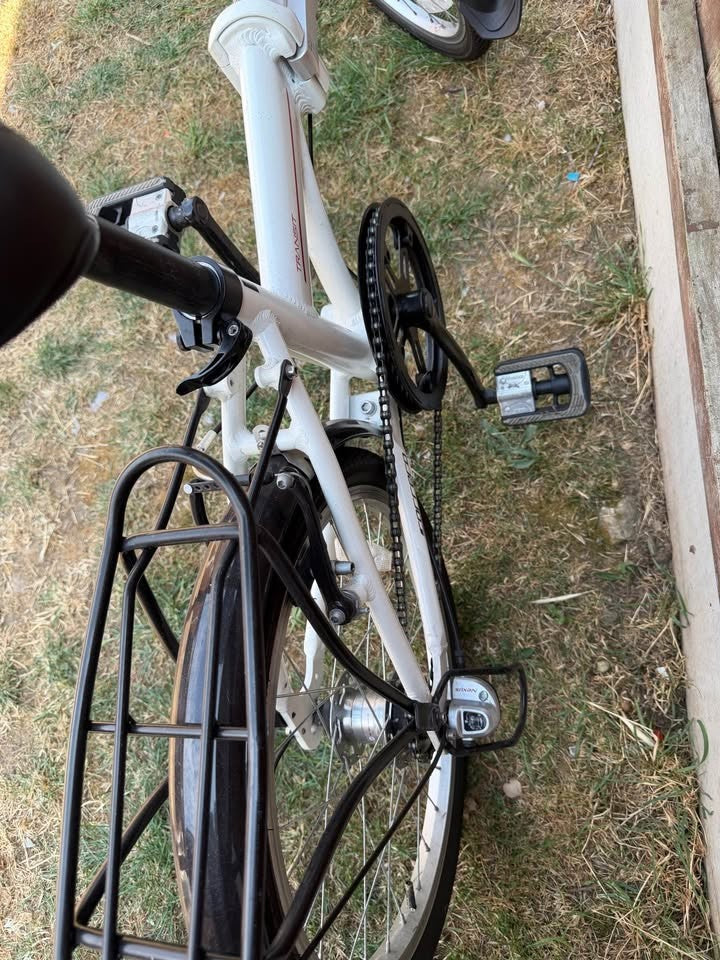 Carrera Transit 20'' 3-Speed White Lightweight Folding Bike
