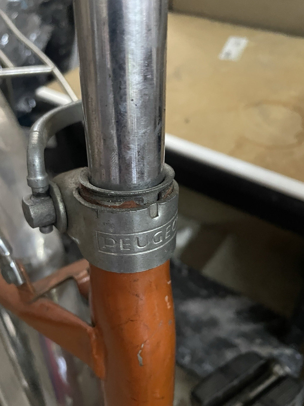 Peugeot Vintage Folding Shopper Bike 1972 Steel Frame collection N4 London