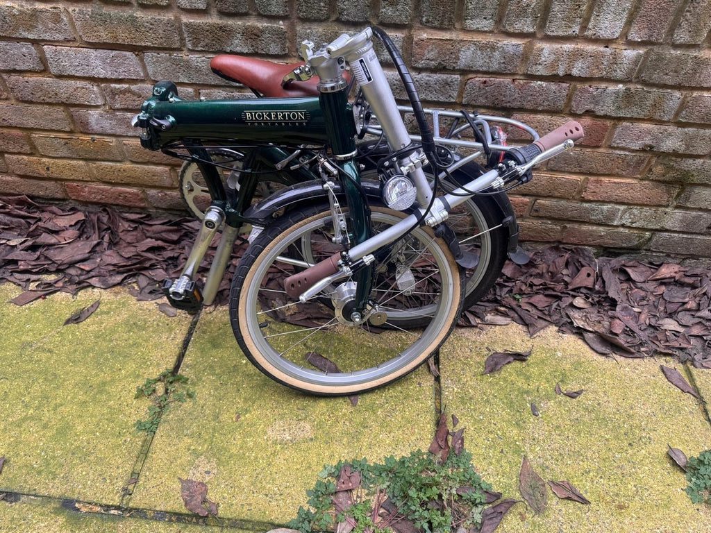 Bickerton Folding Green bicycle
