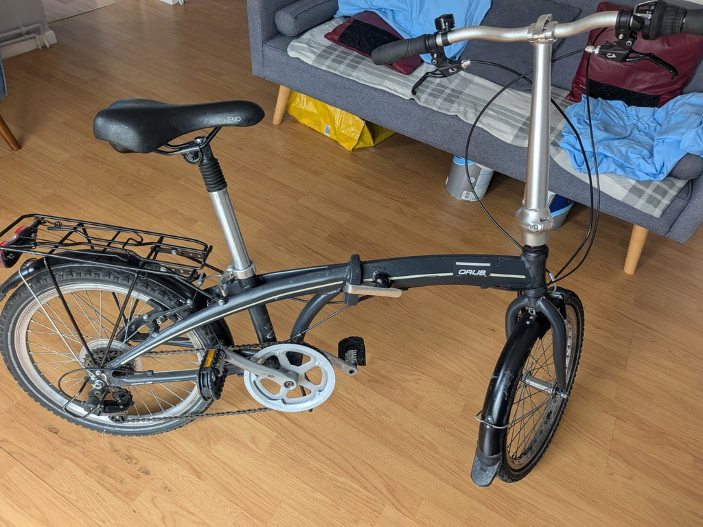 Orus Folding Bicycle-grey