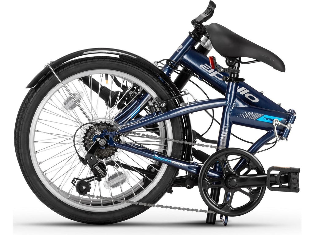 Apollo Transport 20in-Wheel 6-Speed Unisex Folding Bike - One Size - Navy A