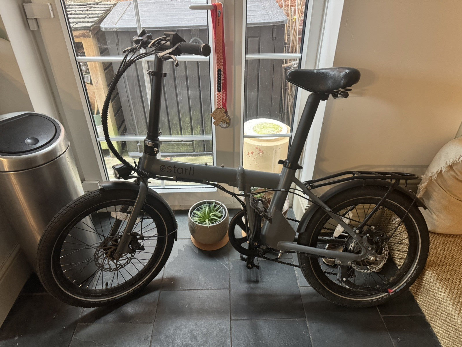 Estarli  e20 Folding Bike Grey