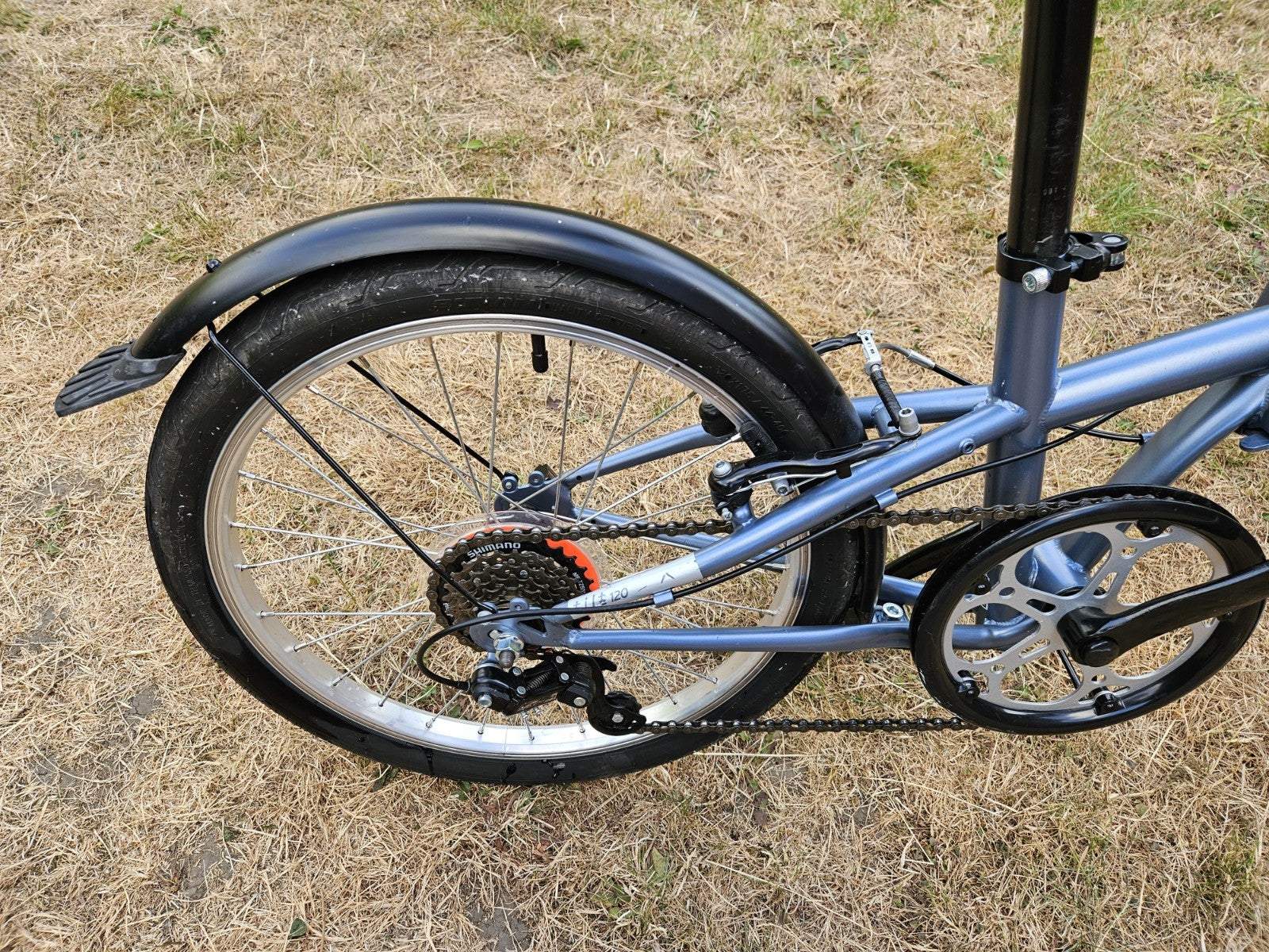 Decathlon BTWIN Fold Tilt 120 Grey Folding bike excellent condition