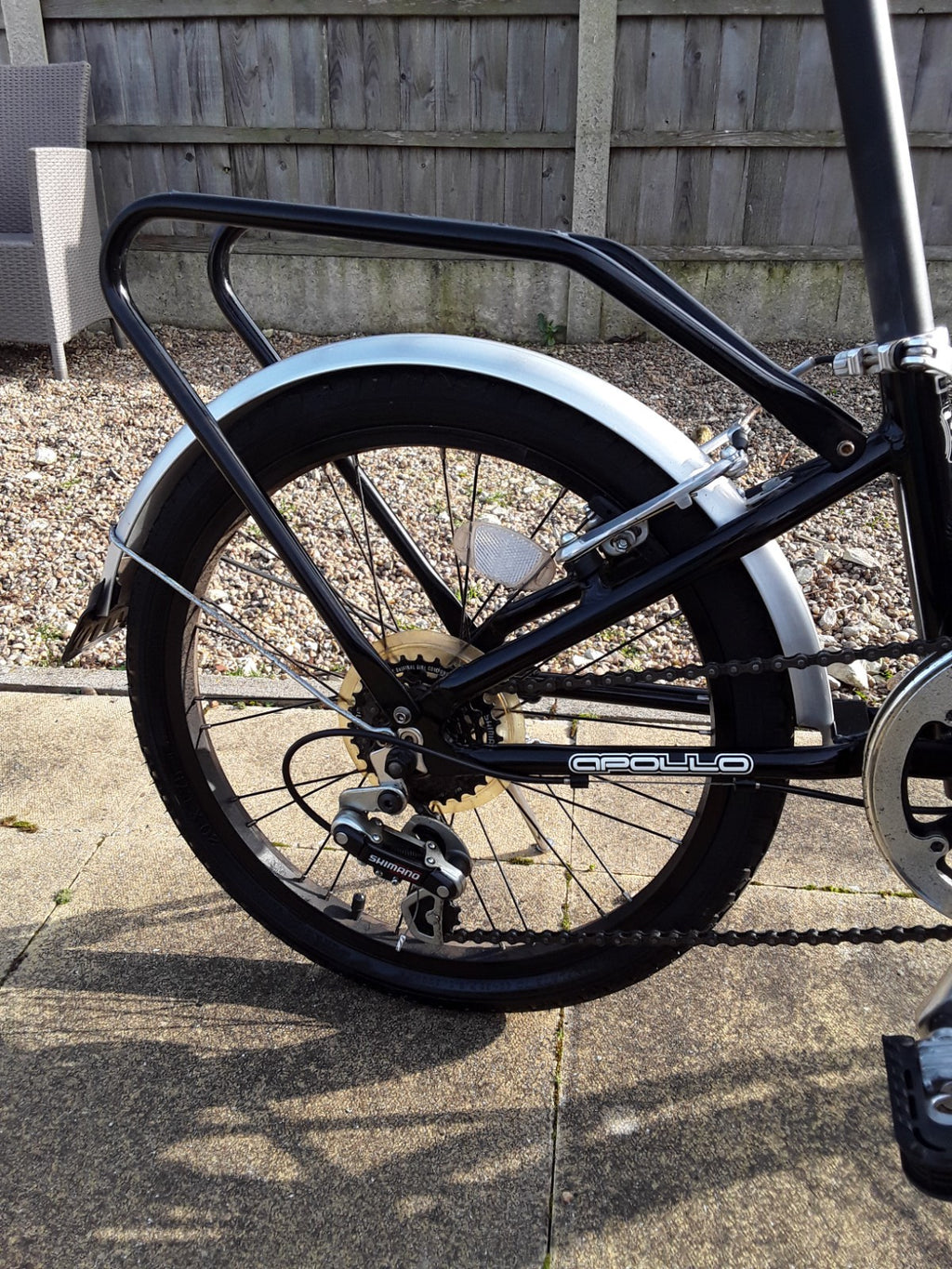 Apollo Folding Bike 20"  Aluminium Frame Speed Excellent condition
