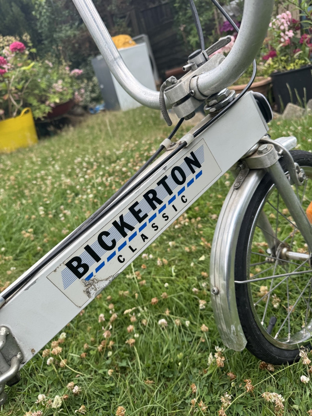 Vintage Bickerton Folding Bike One Previous Owner From New 3 Speed with Bag