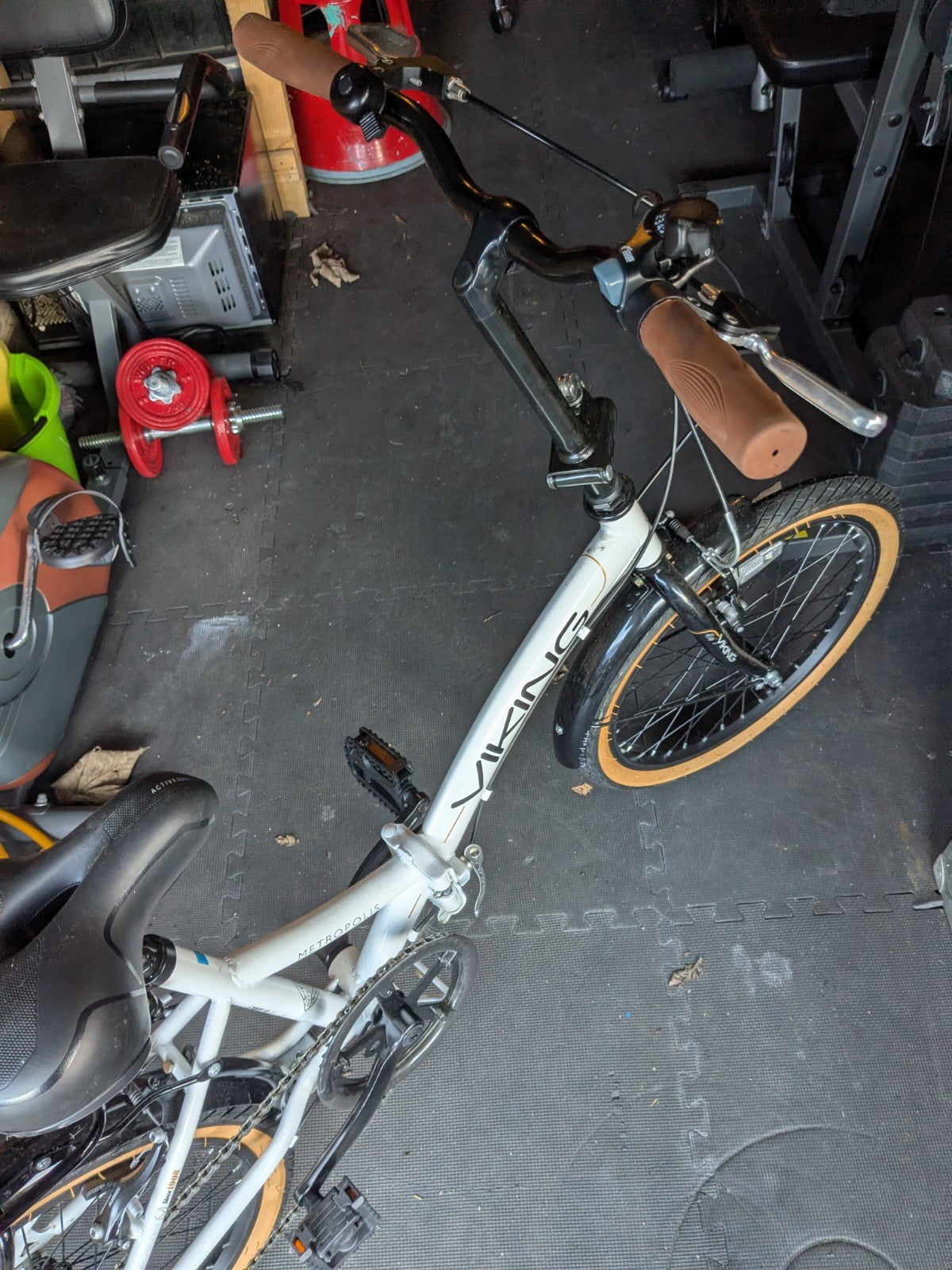 folding bicycle used