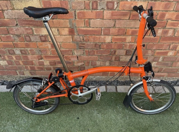 Brompton 3 gears Orange. Hard to find⁸ Colour !