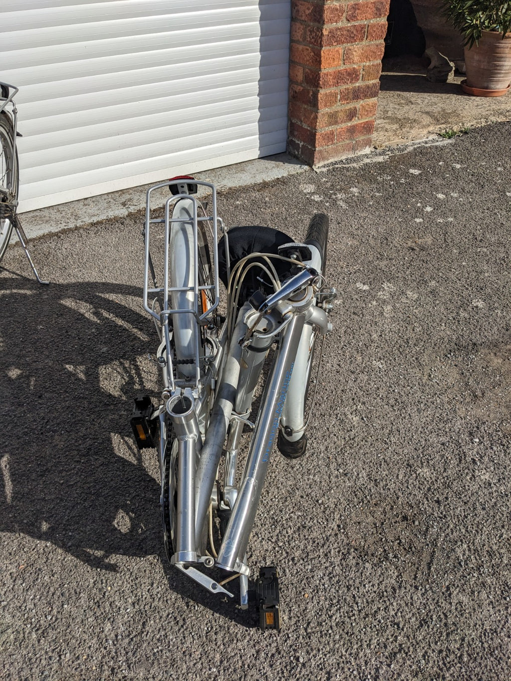 A Pair (2 off) Lightweight Aluminium Folding Bikes
