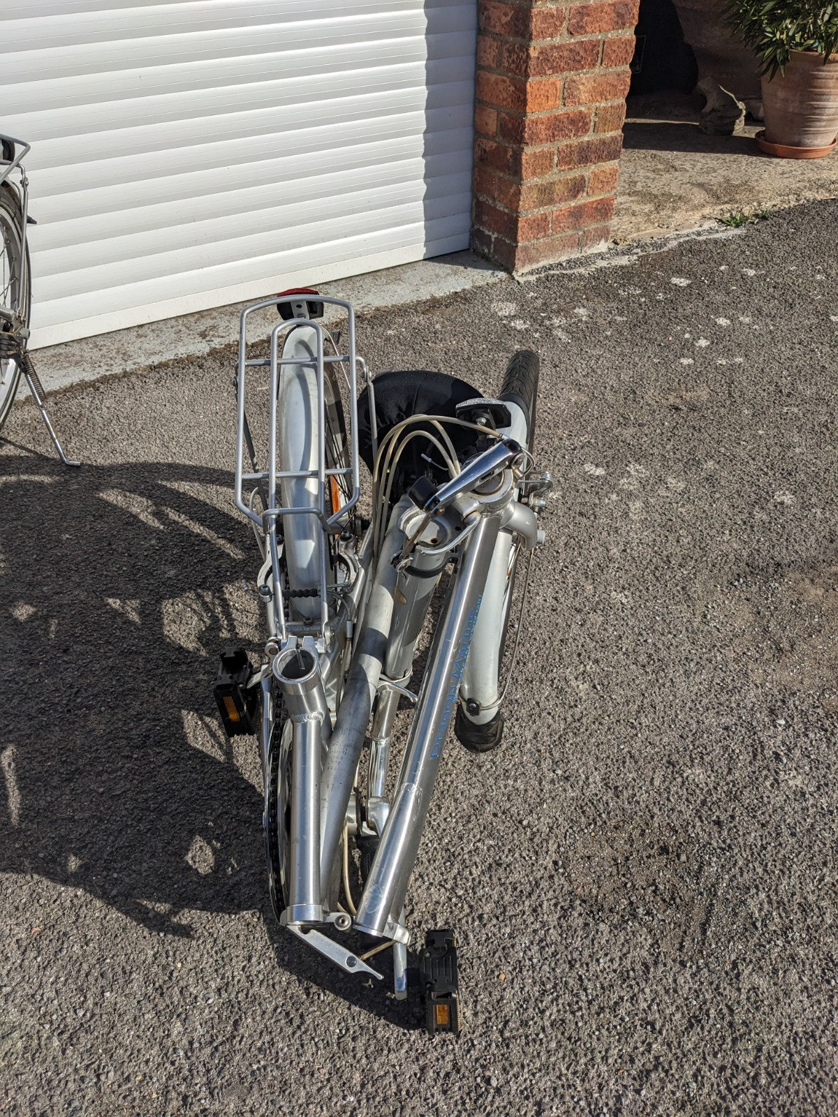 A Pair (2 off) Lightweight Aluminium Folding Bikes