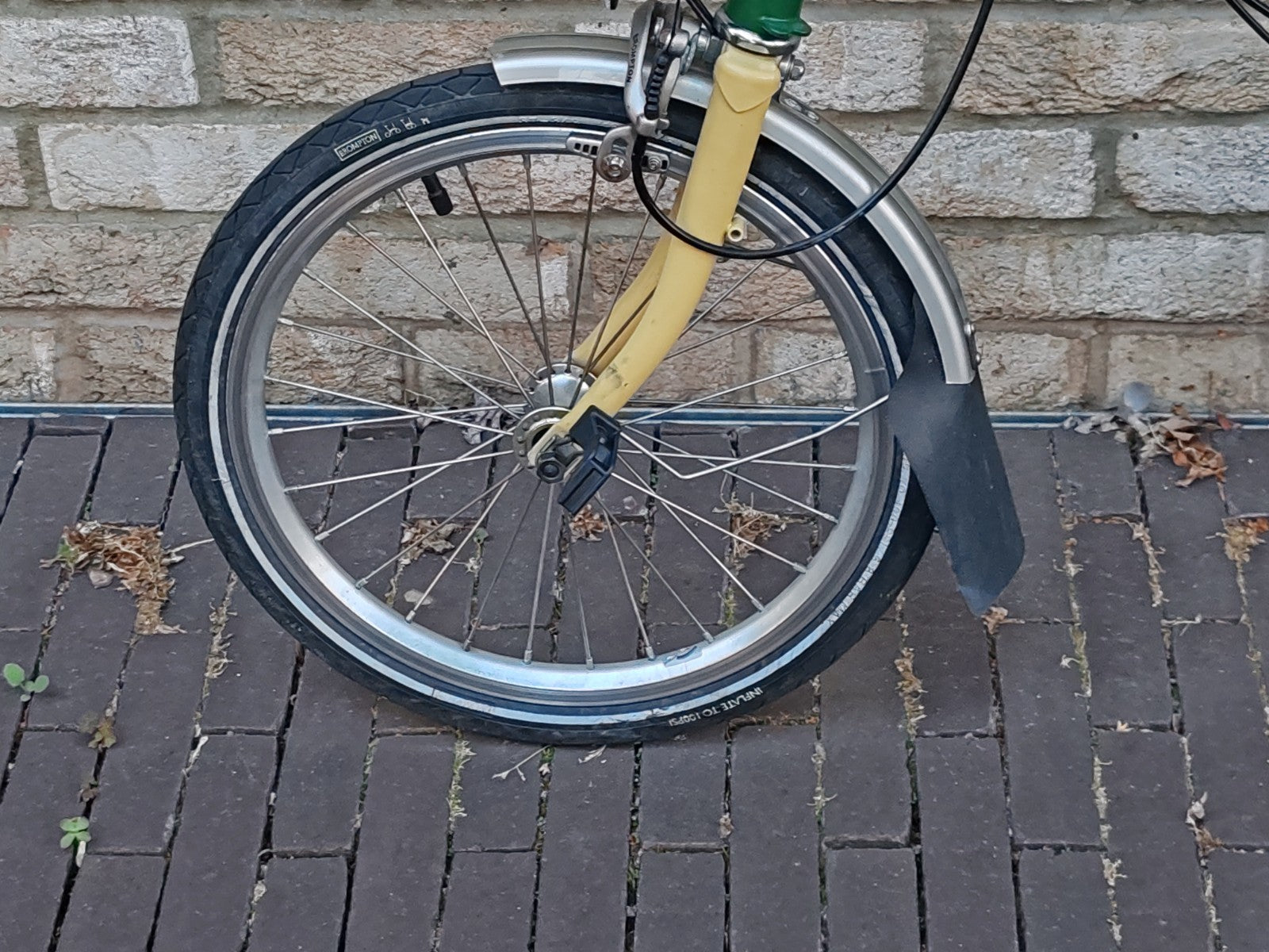 Brompton M6L 6 Speed Folding Bike Racing Green Ivory Original