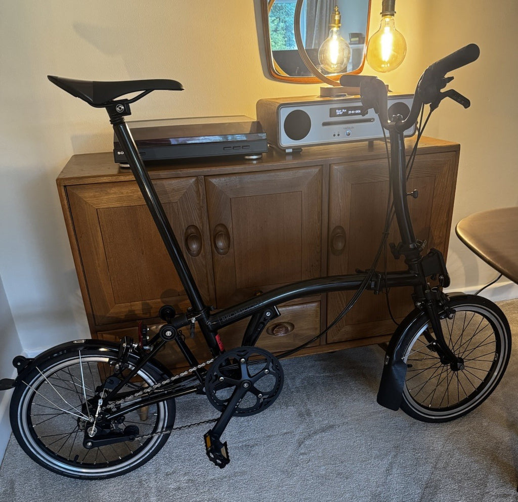 Brompton Bike C Line (Explore) Black 2022 6 speed M Handlebar