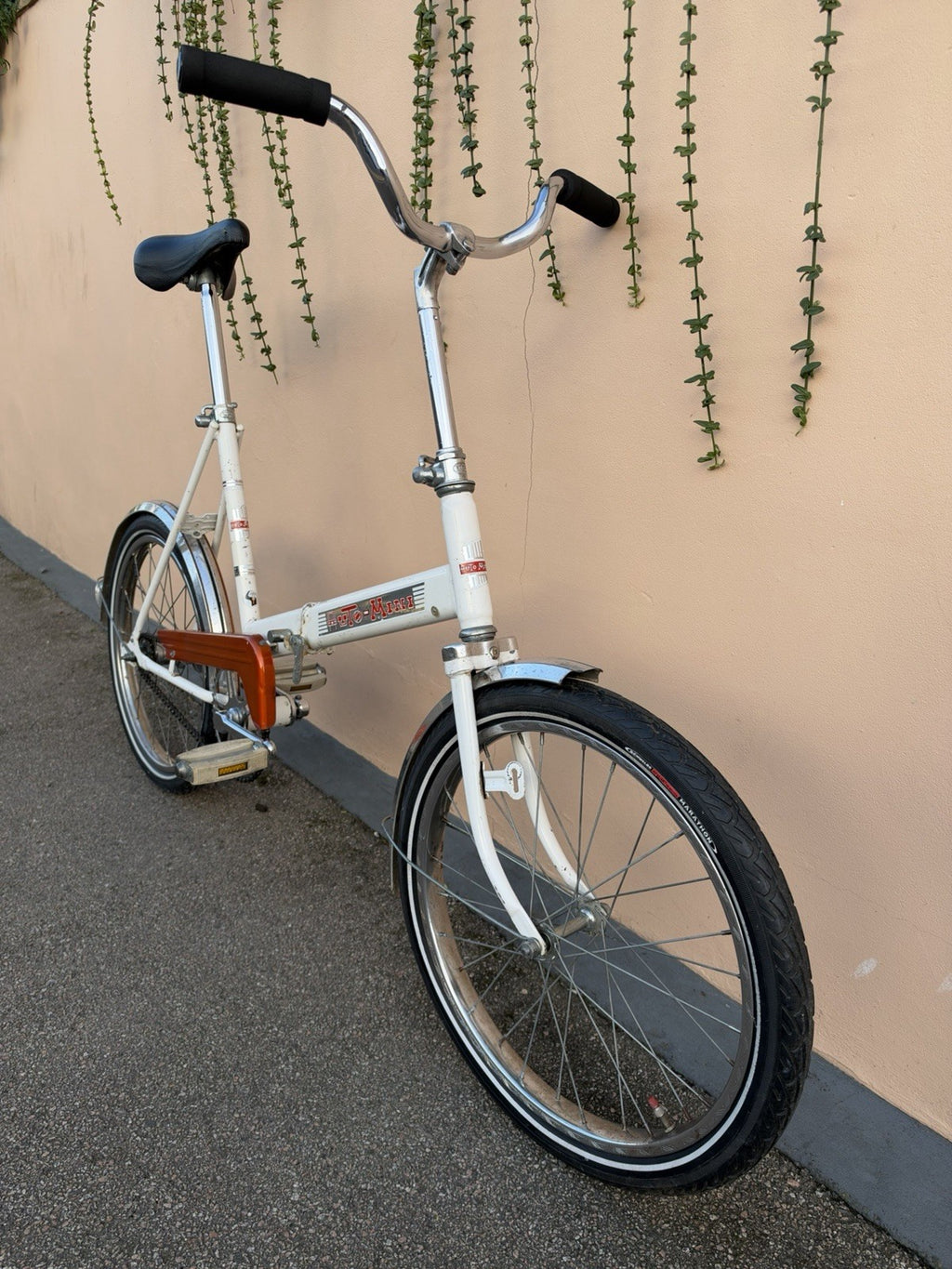 Vintage 70’s Auto-Mini Folding Bicycle Bike Cycle Fold Up Folder Compact London