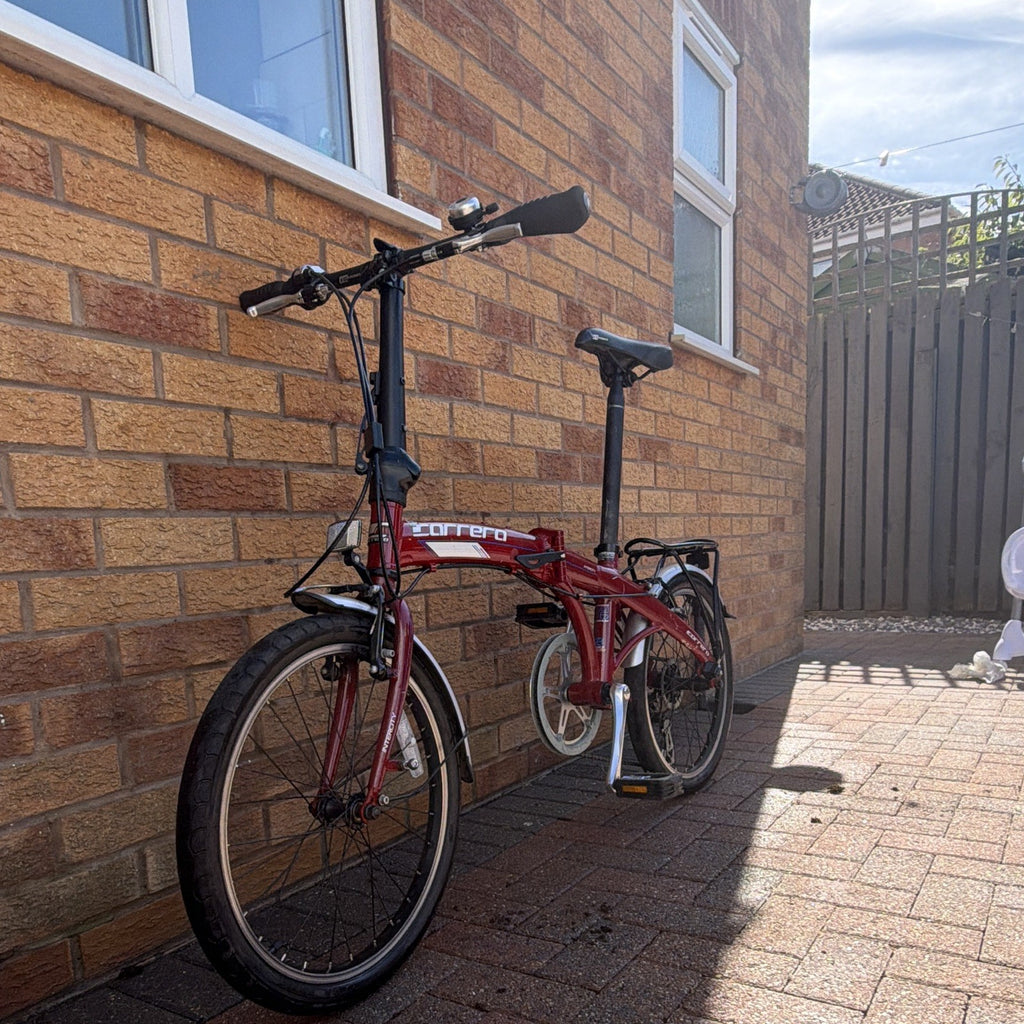 Carrera Intercity - folding bike (Rear luggage rack included Mudguards fitted)