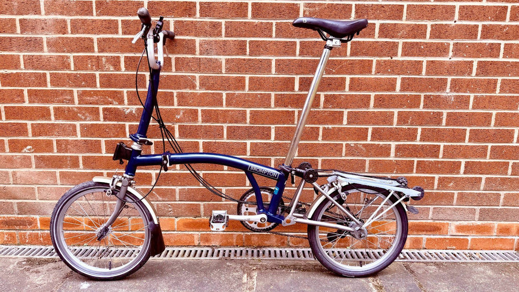 Brompton M6L-X Titanium C Line 6 Speed Very Good Used Condition FREE POSTAGE