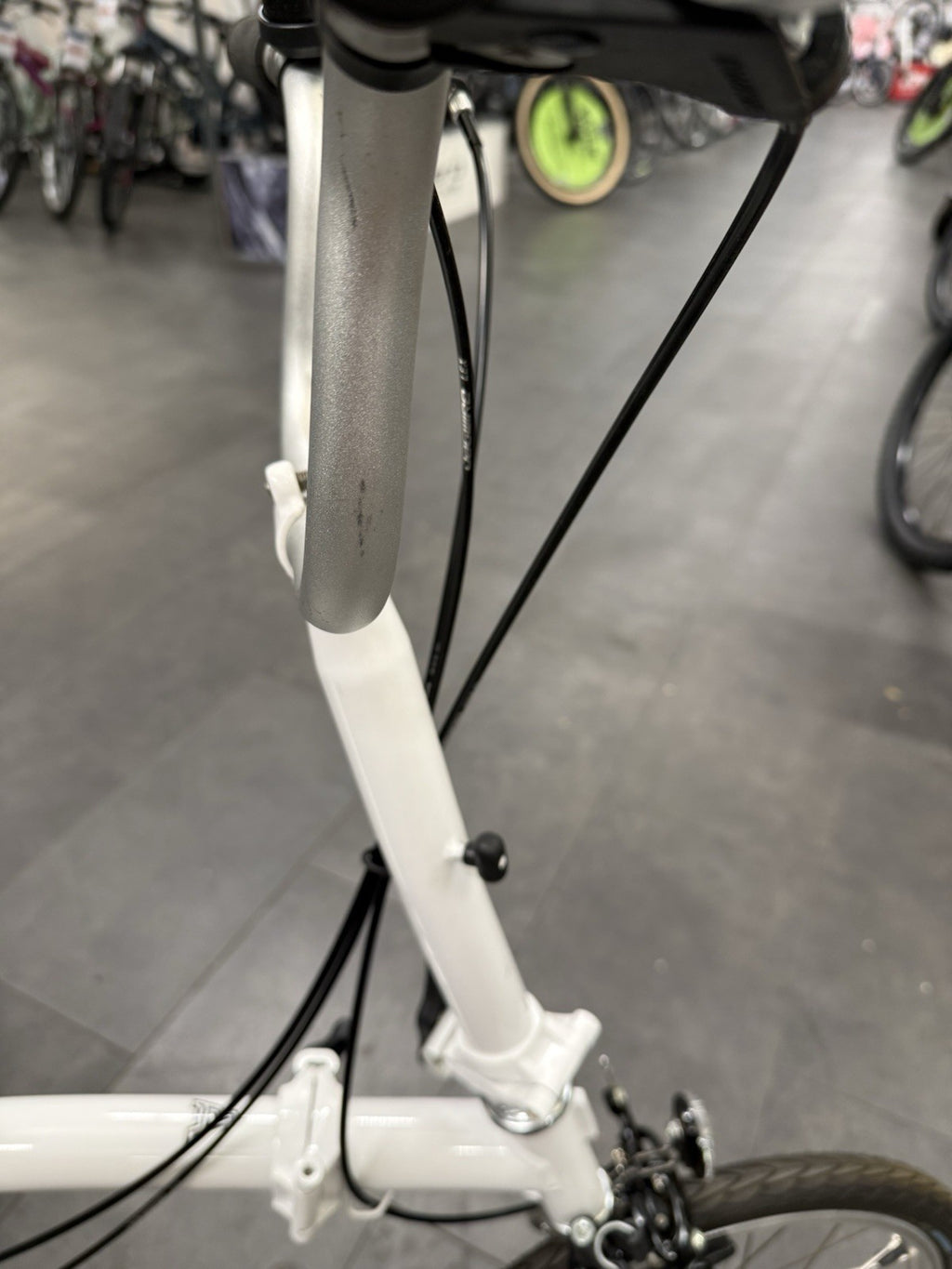 Brand New Brompton A-Line Folding Bike ,Papyrus White ,Ready To Ride! Some Marks