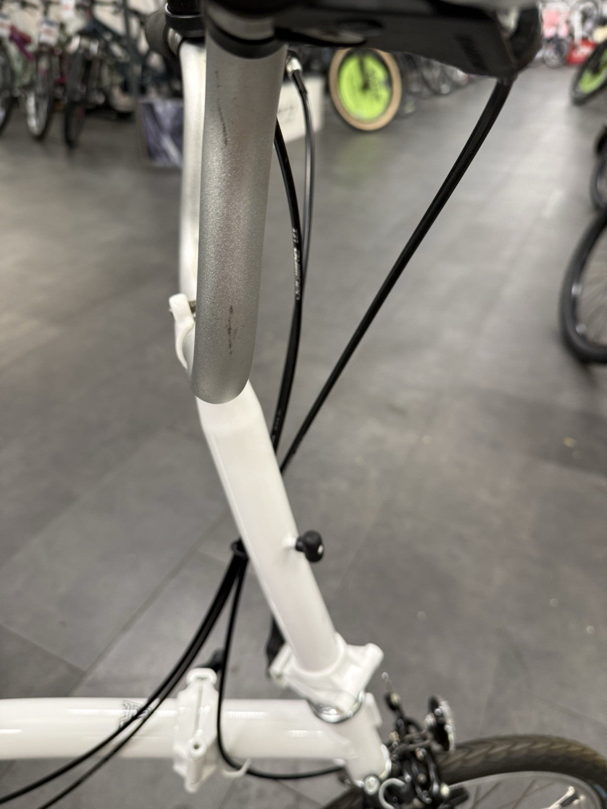 Brand New Brompton A-Line Folding Bike ,Papyrus White ,Ready To Ride! Some Marks