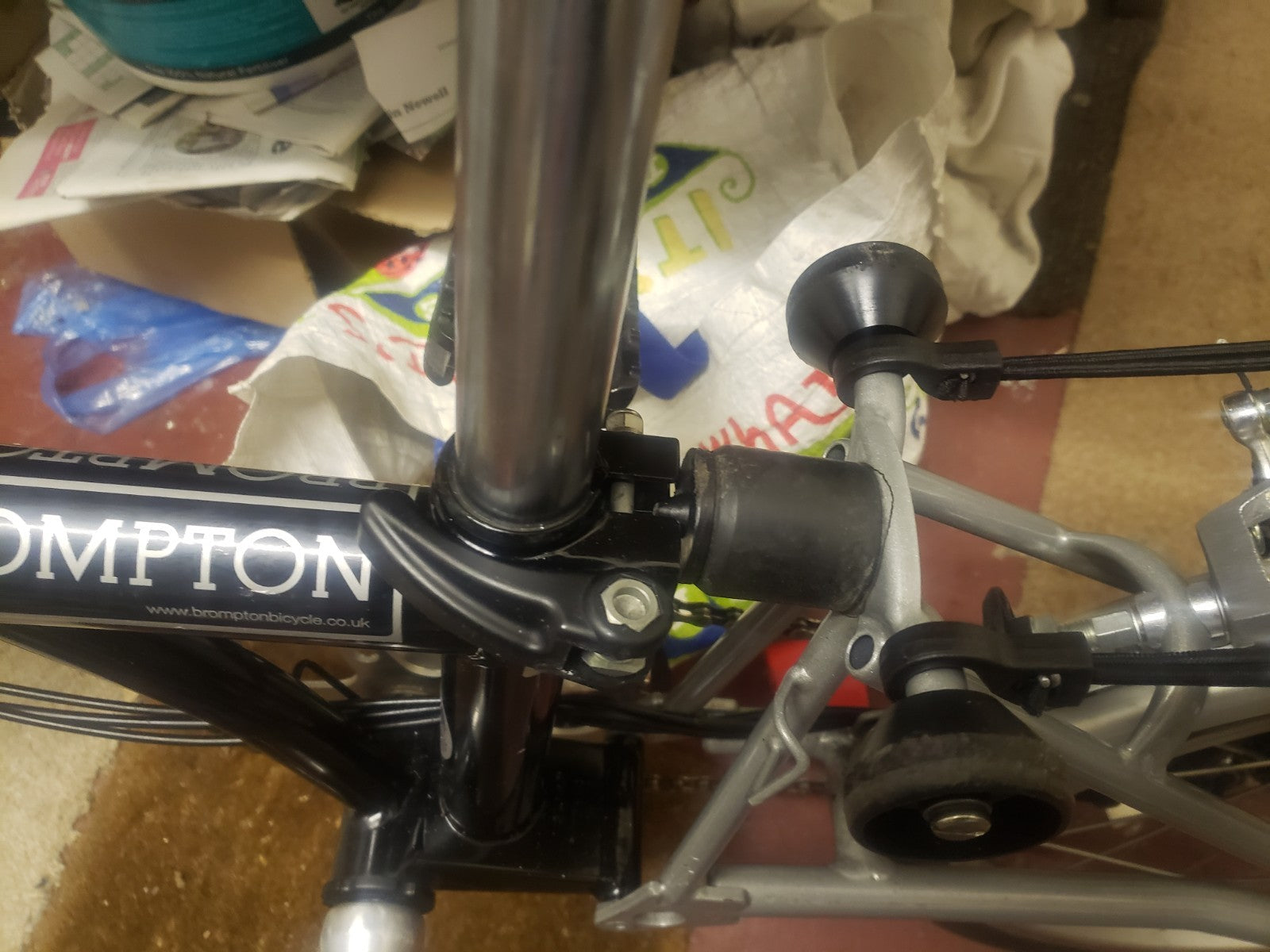 Brompton Folding Bike 6-Speed Black