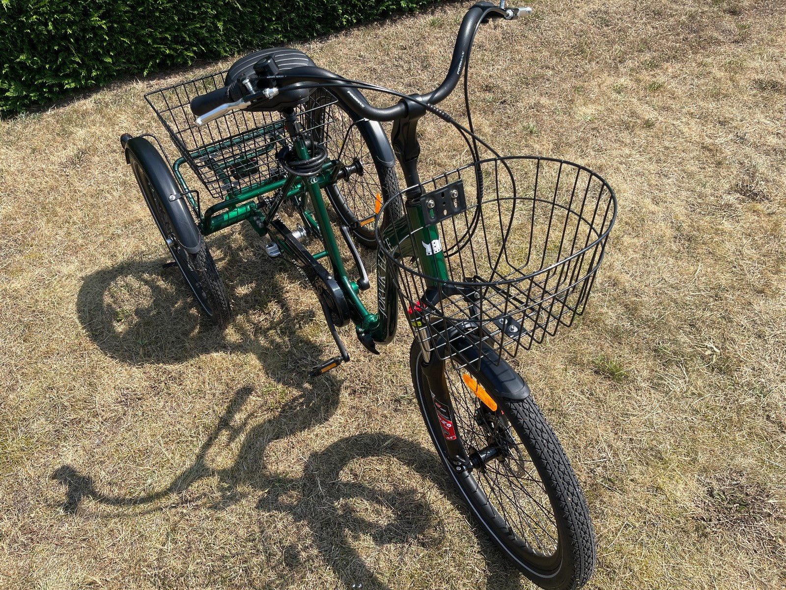 Jorvik Elite Low Step Through Folding Tricycle JET-1, 24" Wheels, Green