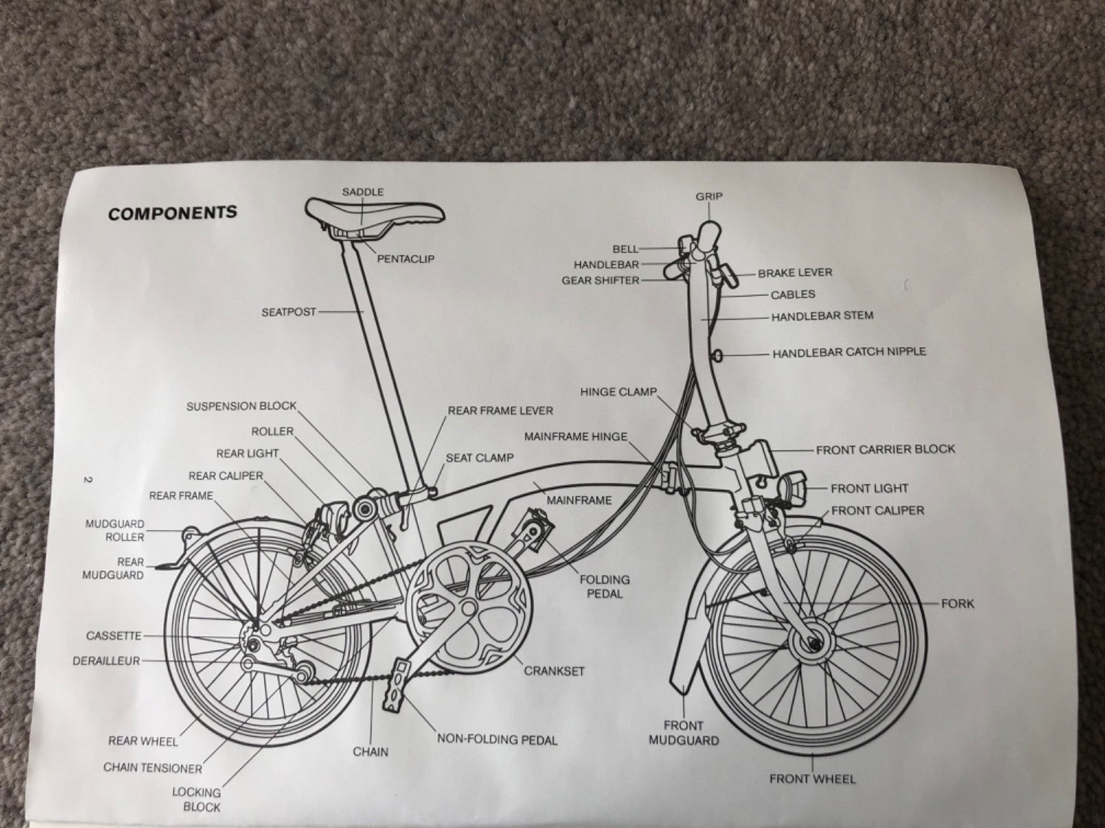 Brompton x CHPT3 V4 Limited Edition Folding Bike Brand New £2595 RRP Global Ship